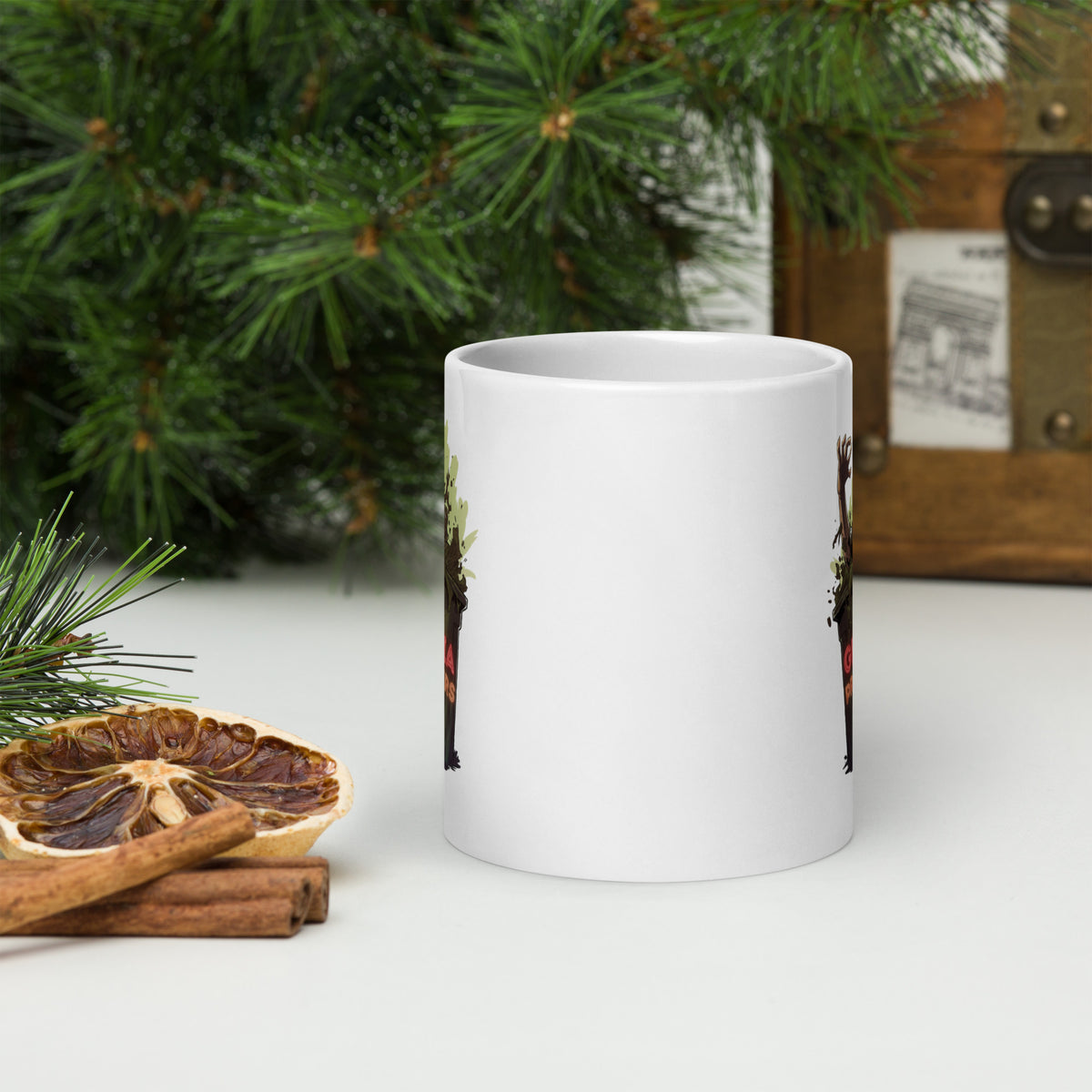 GP White glossy mug