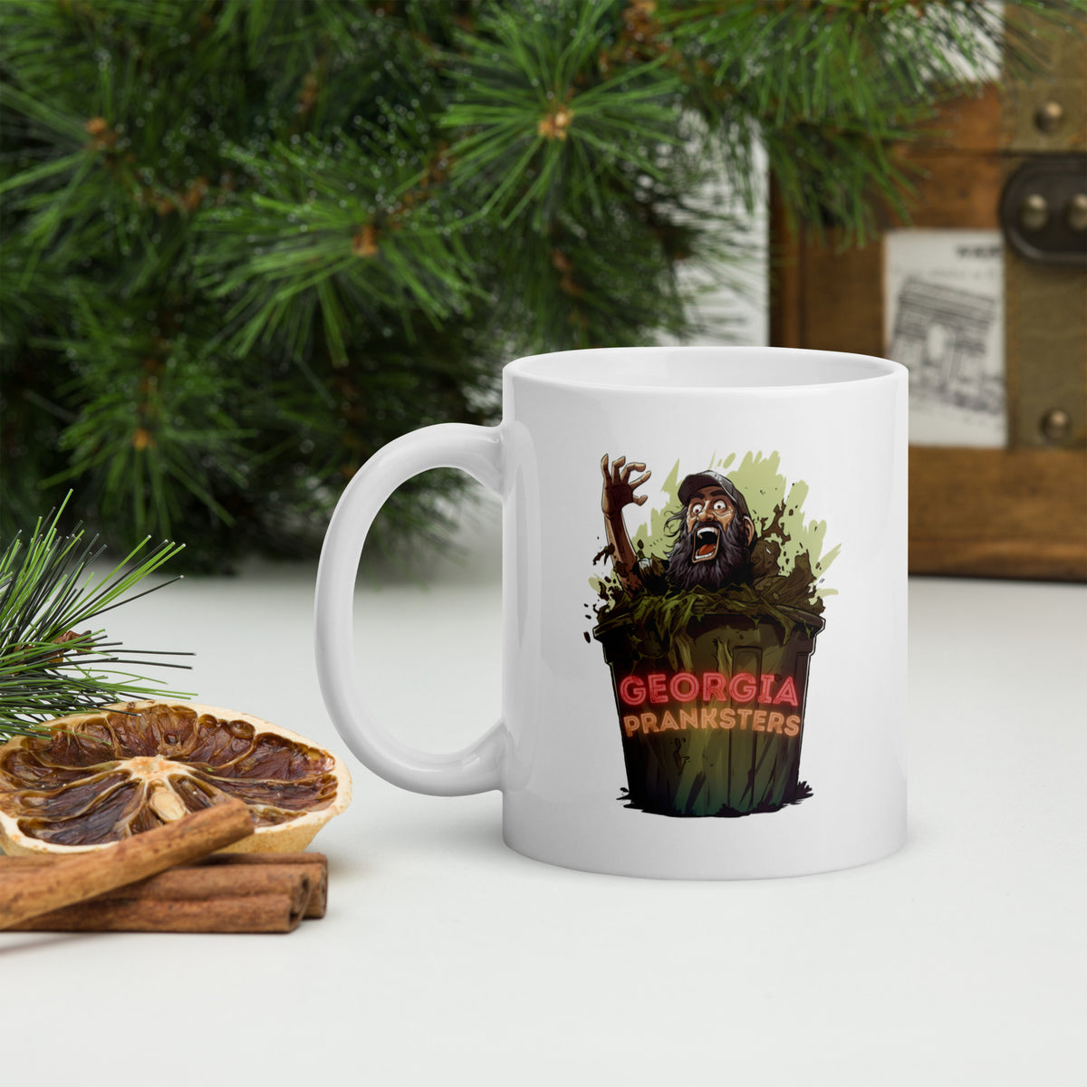 GP White glossy mug