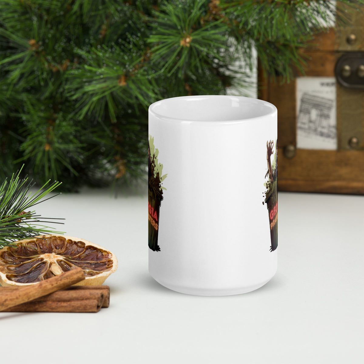GP White glossy mug