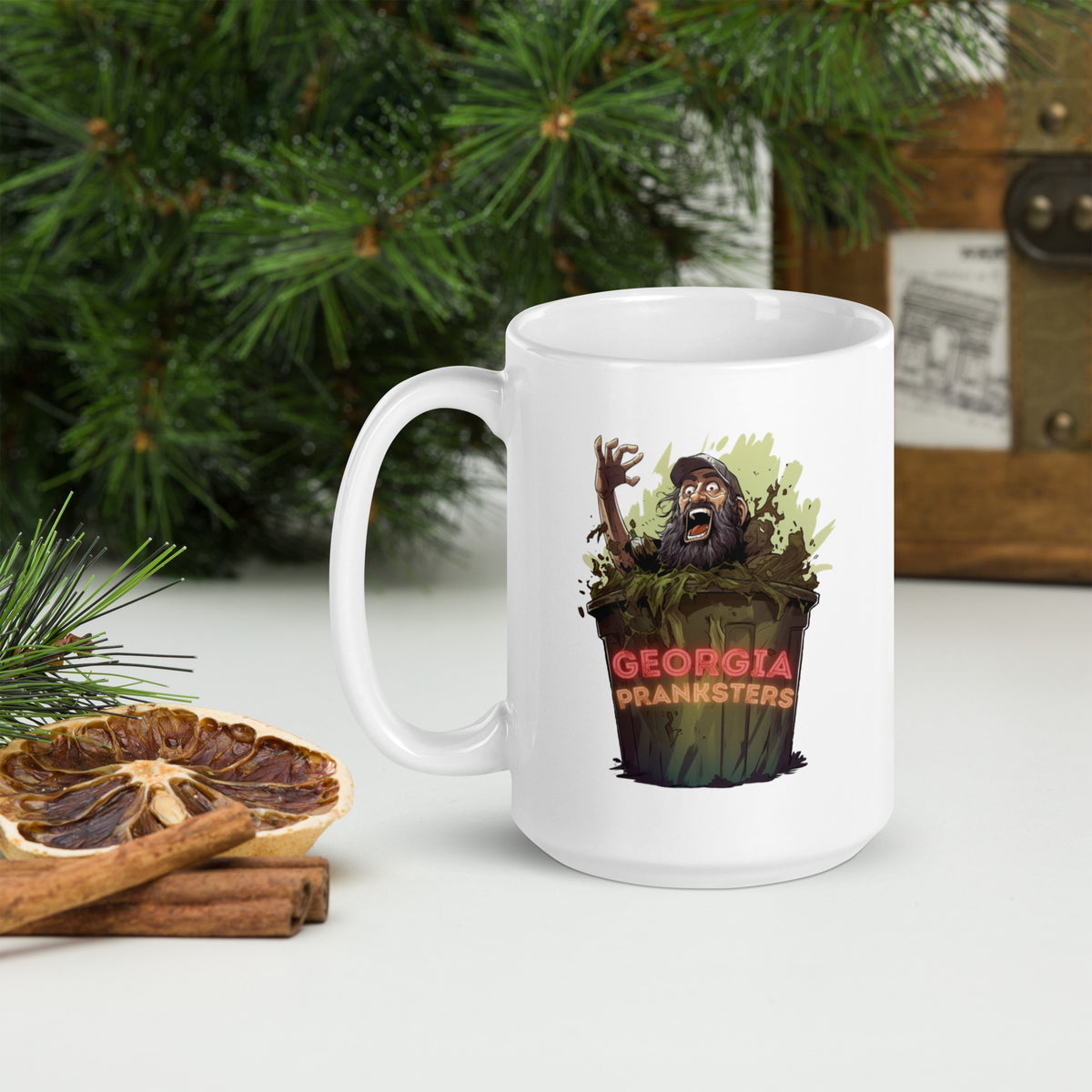 GP White glossy mug