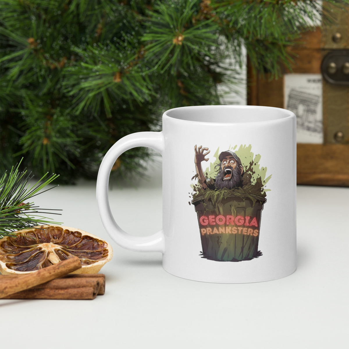GP White glossy mug